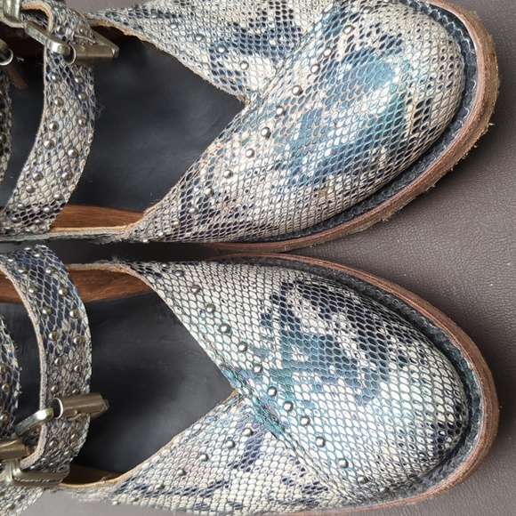 Custom one of a kind Freebird booties, Felicity size 8 - Picture 1 of 5